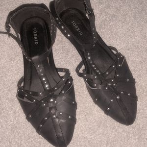 Torrid studded flats size 10W